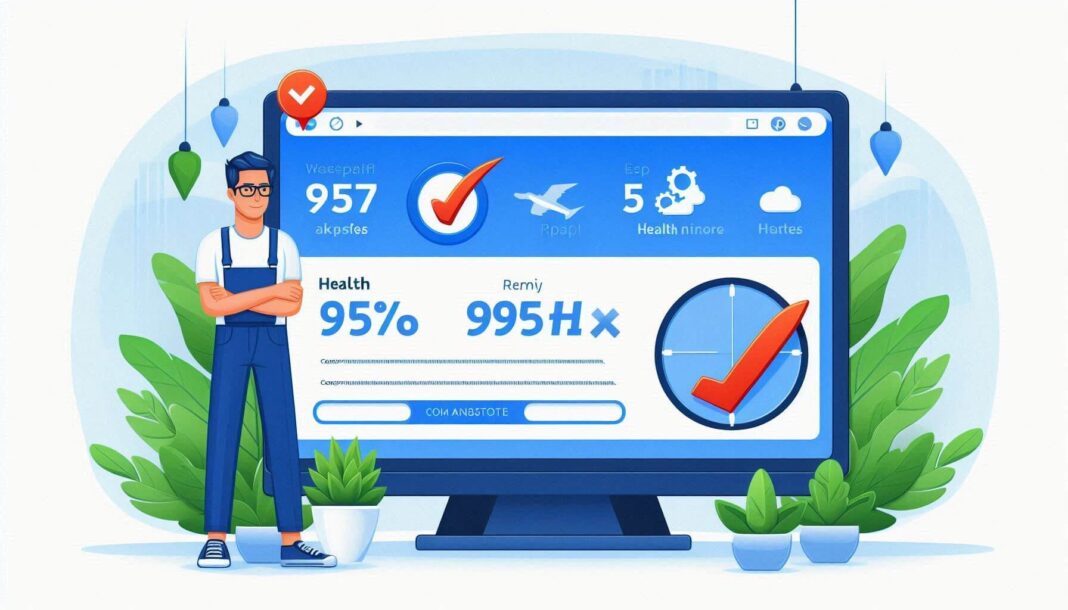 Ahrefs health score