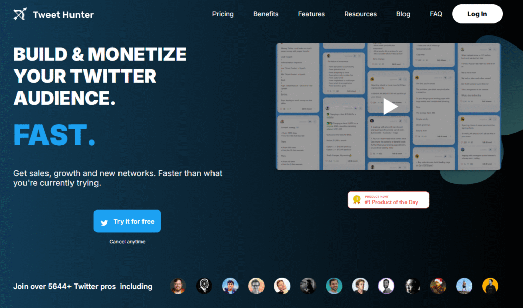 Tweet Hunter AI Tools