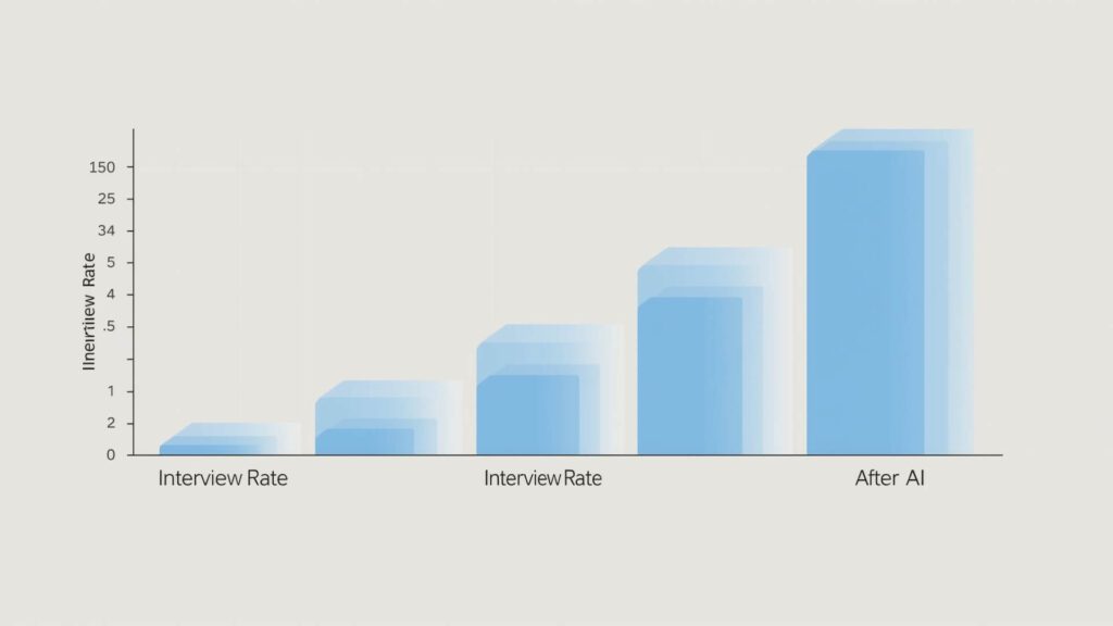 Interview Rate Before AI vs Interview Rate After AI
