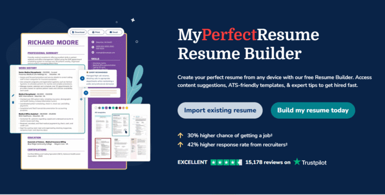MyPerfectResume Reviews: Features, Pricing & Trustworthiness